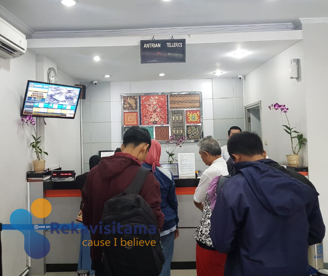 Mesin Antrian Bank Bri Sistem Antrian Rekavisitama 0800